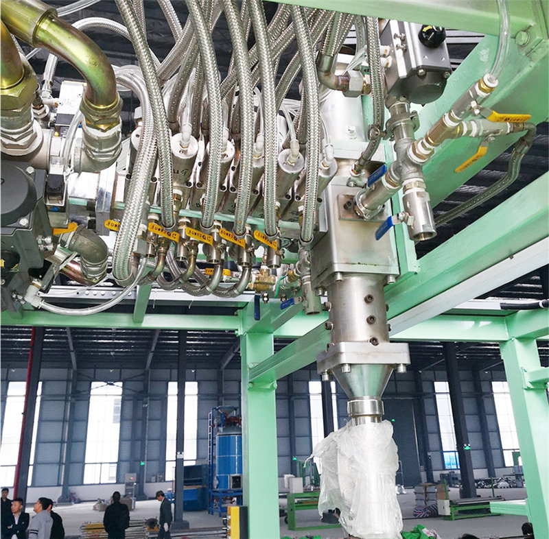 搅拌头系统设计与管路分布（Mixer head pipe）