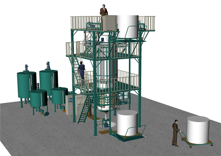 垂直圆泡3D效果图